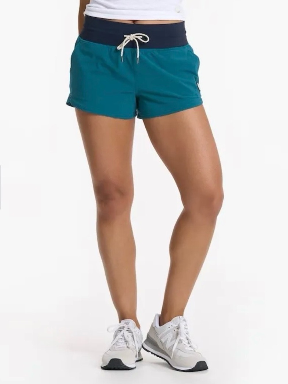 Vuori Seabreeze Athletic Shorts with Navy Waistband